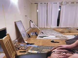 Amateur girlfriend blowjob anal and facial cumshot