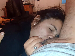 &bull; Just me and my girlfriend in a sincere and passionate moment.