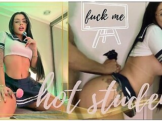 Naughty Student Asked Her Teacher For Private Lessons In Sexology With Drii Cordeiro