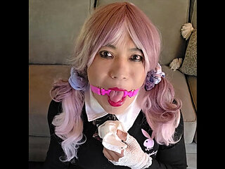 Dumb Gagged Bitch Premature Cum