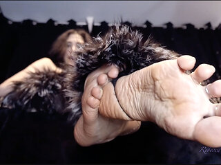 You Jerk off Over Your Italian Mistress's Feet Ita