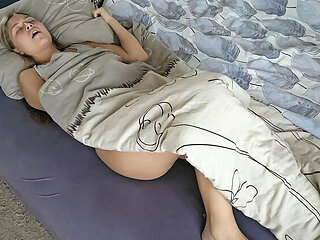 Stacy_via Masturbates Hard Until Her Legs Shake From Intense Squirting Orgasm - Homemade Russian MILF