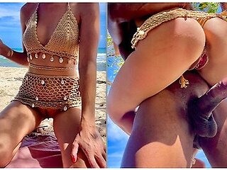 Wow He Me In All Positions On The Beach With Amatrice Francaise