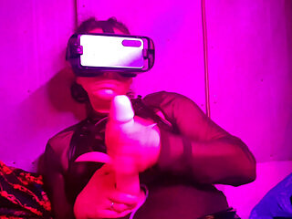 This Is My First Time Giving a Blowjob in the World of Virtual Reality