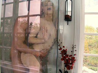 Ally Takes A Sensual Bath With Her Lover And They Fuck Right There