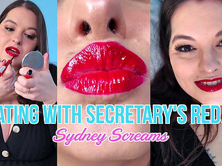 Cheating with Secretary's Red Lips