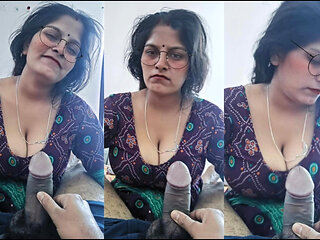 Cute indian girl sharing bed with is neighbour