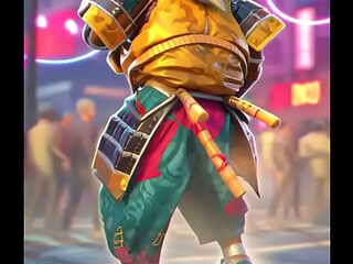 samourai dancing