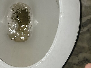 When I am got horny on bed play with cock and jerking off after possing..