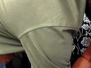 Soldier and Christy sloppy blowjob