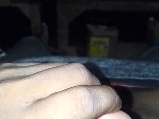 Hot Indian Guy Masturbating Hairy Cock