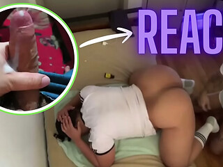 React: Papi eats and fucks my big booty, NUTS DEEP INSIDE