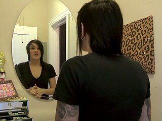 Adorable Nikki Hearts and Kimber Woods at pornstar scene