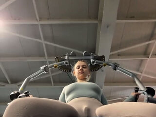 Workout and sex in the gym