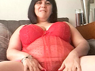 Stepmom in Lingerie Seducing Like a Slut