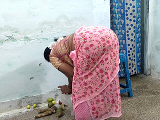 My College Professor Invited Me to His House One Day and I Had Sex with Her While She Was Picking Vegetables