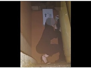 Company Year-end Party. Married Woman Gives Blowjob In A Corner Of The Party