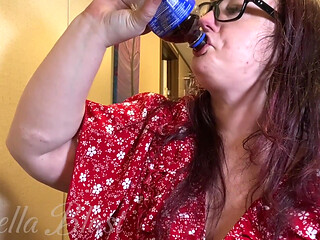 Up Close Voyeurism Gulp, Chug, and Burp! Bella Blast