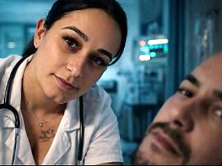 Unexpected erection in front of the nurse