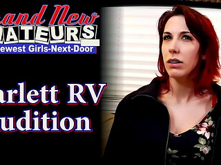 Redhead Hottie Scarlett Foxx Masturbates And Sucks A Juicy Cock To Milk It!