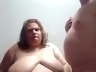 Fat Bww Stepmom Sucks Sexy Stepsons Cock Again