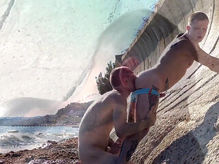 Cummed My Ass After Having Sex on the Beach - 498
