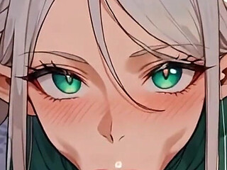 Anime Ai Elf Girl Blowjob