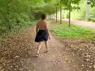A busty milf topless
