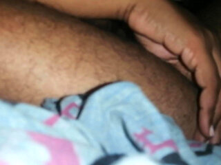 Father in Law's Gigantic Dick Hangs Out Under His Sarom for Step Daughter