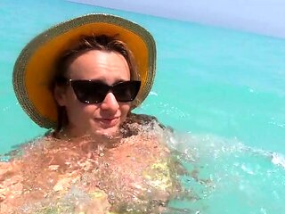 Swimming Naked in Cuba's Atlantic Ocean Waters