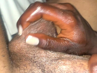 Hot Oily Balls & BBC Massage By Ebony Goddess  then inserted in POV Creamy pussy Ride