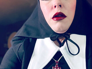 Tina Snua Enrols At The Nunnery! Naughty Nun Smokes A Cork 100 Cigarette - Come Corrupt Me Father!