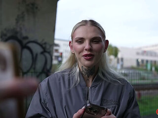 GERMAN SCOUT - Blonde Fitness Model Teen Lexi Star Pick Up for Premier Porn Casting Fuck