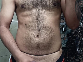 indian desi man sex and show shower shoe and masterbation