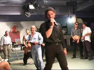 Vintage great italian orgy party with rivers of cum