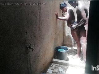 Love in secret in the African shower