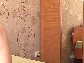 A Mature Wife in White Panties Fingering Her Hairy Pussy. Amateur Camera in the Bedroom. Big Ass off-screen.