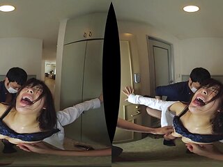 Gorgeous Japanese seductress incredible VR video