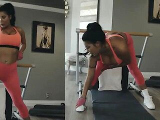 Sexy Work Out: Big Tits, Big Ass  Blowjob Porn