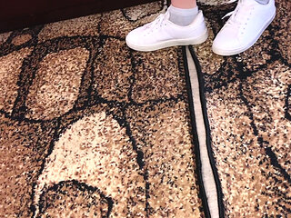 Foot Fetish Sneakers Sock and Bare Feetsfw