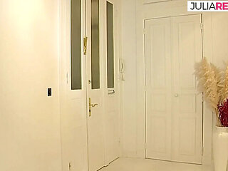 Chubby German MILF Jean Pallett Threesome - Double Penetration Blowjob & Facial