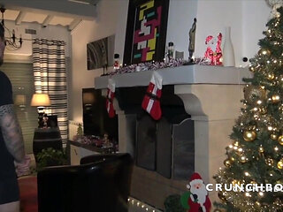 Real French straight boy fucked by Jimy Fix for a fun Christmas surprise