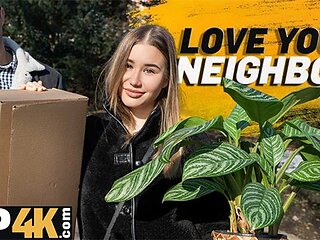 Horny Charlie Dean and Amalia Davis's street pick up action