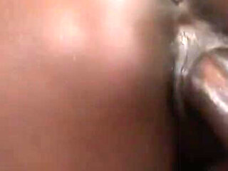 Black woman with beautiful ass fucks black cock