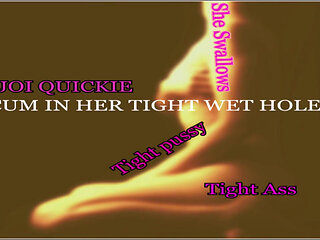 Quick Release Dirty Talk with Cum Countdown Lube It JOI