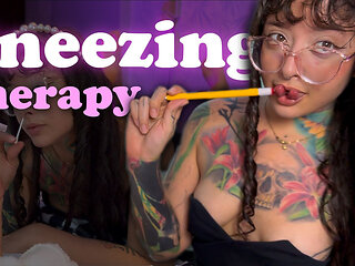Hot Doctor Gives You Sneezing Therapy