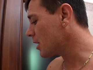 Dirty milf gets off in the bathroom and she needs a cock