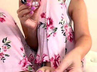 Exotic brunette hardcore foot fetish fuck