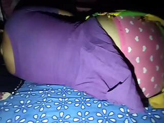 Big Ass of Desi Cute Sleeping Housewife