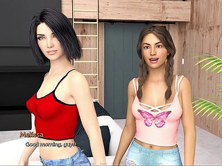 POV acting lessons in a porn game adventure